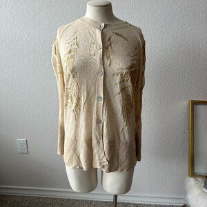 St. John light Women's feather sweater